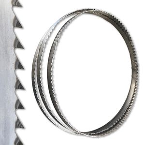 Lot 2 Lames 2 Lames De Scie à Ruban Carbone 2240mm - Pour Bois - Compatible Metabo BAS 315/316/317/318 - 6,35x13mm 6TPI Lames 6tpi Bois