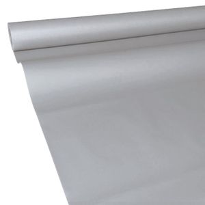 CGMP Damassé - Rouleau de nappe jetable - blanc - 1 x 10 m Pas