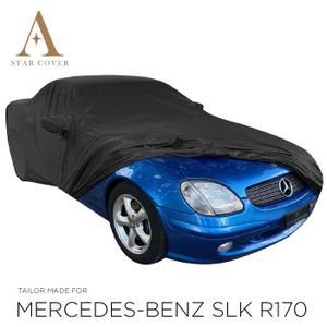 Bâche de voiture adaptée à Mercedes-Benz SLK-Class (R170) 1996-2004 housse  d'intérieur avec poches de rétroviseurs € 175