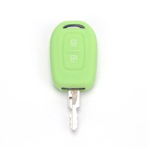 BOITIER - COQUE DE CLÉ Vert lumineux Coque de clé de voiture en caoutchou