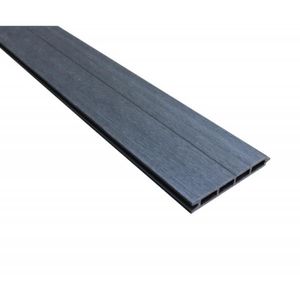 CLÔTURE - GRILLAGE Lame de clôture en composite alvéolaire coextrudé - L: 148 cm - l: 15.6 cm - E: 19 mm - Charbon