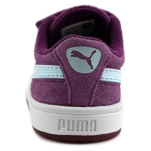 puma basket en daim bordeaux