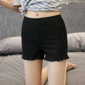 CULOTTE - SLIP Sous-vêtement,Short noir Sexy pour femmes,sous-vêtements pour garçons,culotte courte,haute élasticité,bas extensible- Black[E7623]