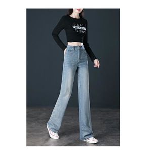 JEANS Jeans Femme Stretch Coupe Droite Taille Haute Styl