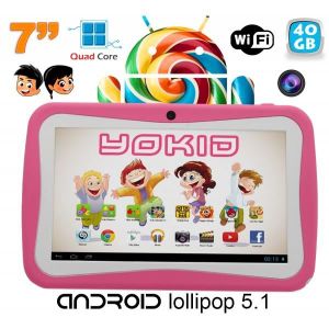 TABLETTE TACTILE Tablette Tactile Enfant 7 Pouces Yokid Android 8Go