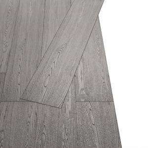 SOLS PVC WXS - Tapis | revêtements de sol - Planches de plancher PVC autoadhésif 2,51 m² 2 mm Gris foncé - HAUTE QUALITE - DX02973