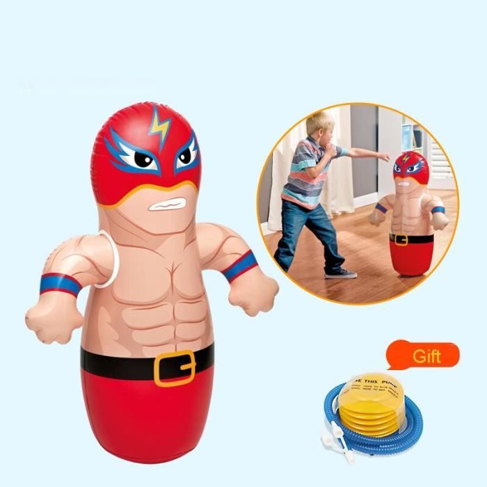 Acheter Sac de boxe gonflable pour enfants, 1 ensemble, poste de boxe  actif, équipement de jeu de boxe pour exercices amusants