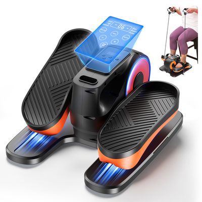 Elliptique intelligente, entraîneur d'exercice, pédalage assisté avec mode automatique et manuel, écran LCD, entraînement - Sport