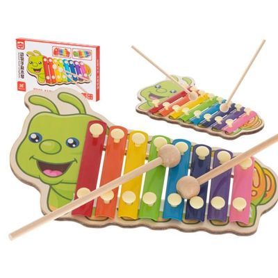 Set de 5 Jouets Musicaux Montessori en Bois pour Bébé - Xylophone