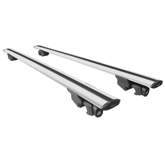 Barres De Toit Pour Dacia Dokker (2012-2024) - 2 Barres Aluminium Gris, Charge 75kg, Système Antivol