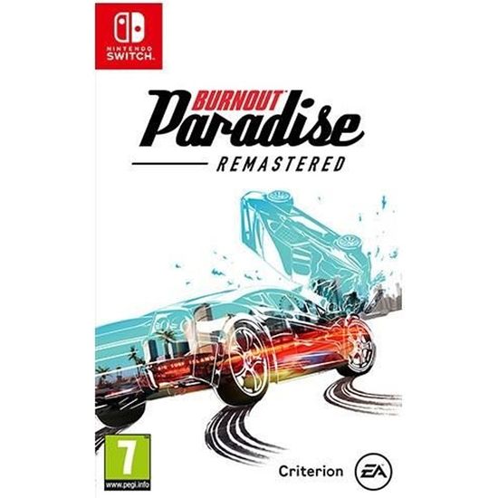 Jeu - Nintendo Switch - Burnout Paradise Remastered - Course - 1-8 joueurs - PEGI 7+
