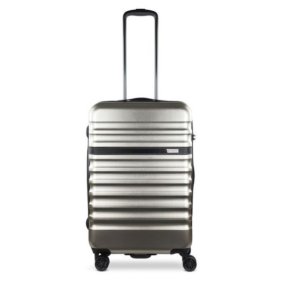 Valise Rigide Bugatti Lima 77,5 Cm - 4 Roues 360° - Grande Capacité 91,7 L - Noir Élégant Et Robuste