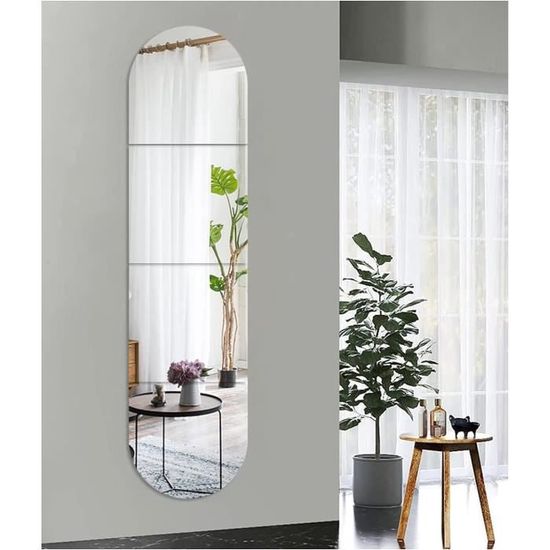 4 Miroirs Autocollants 30x30cm - Acrylique Flexible Incassable - Adhésif Mural Fort - Pour Salle De Bain, Chambre, Dressing