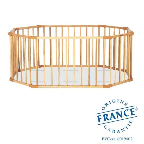 Combelle Grand Parc Ovale Naturel Cdiscount Puericulture Eveil Bebe