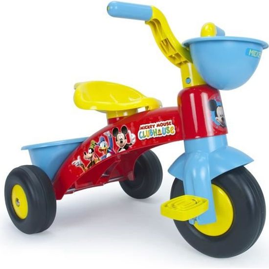 Tricycle enfant - Disney - MICKEY - 3 roues - Rouge