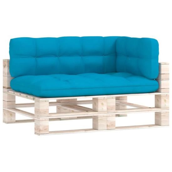 Coussin Canapé Bleu main image 1