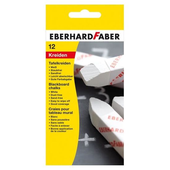Lot De 12 Craies De Couture QMLING - Blanc, Bleu, Noir Avec Taille-crayon | Pour Marquage Tissu, Bois, Papier, Facile à Effacer à L'eau