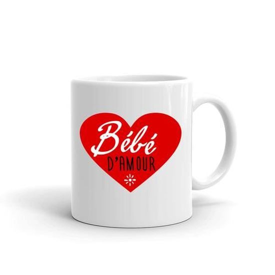 Mug Blanc Lmk Bebe D Amour Cdiscount Maison Mug Blanc Lmk Bebe D Amour Cdiscount Maison