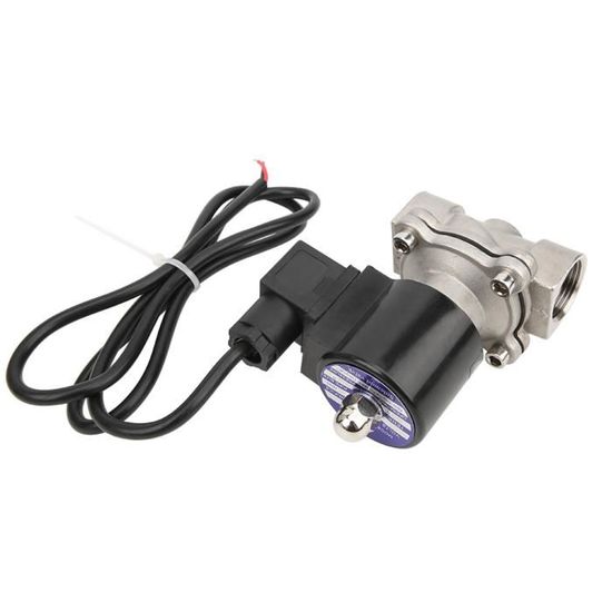Électrovanne G3/4 2 Voies Laiton N/C - Pression Fermée Normale AC FCD-180B - Maison & Commerce
