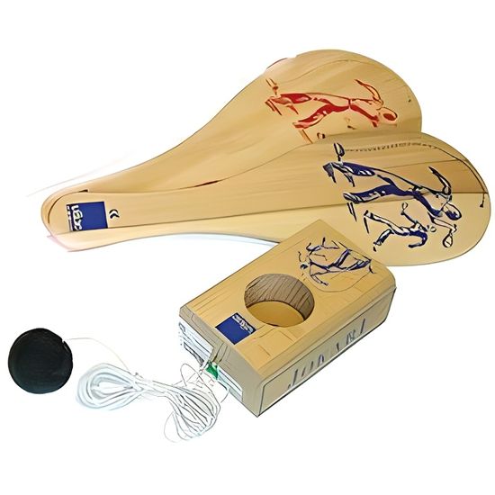 JEU DU JOKARI 2 RAQUETTES + SOCLE BALLE PLAGE - Sport