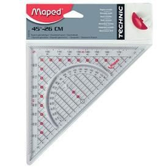 Equerre géométrie facile - Maped - Equerre de géométrie pour enfant ...