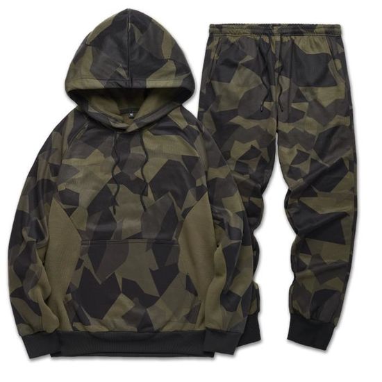shownicer Vêtement De Sport Homme Survêtement 2 Pièces Ensemble Jogging Lettre Imprimée Sweats À Capuche Manches Longues Pantalon Décontracté Sportswear Tenue De Couple A Beige XS