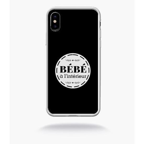 Coque Bebe A L Interieur Gris Mixte Fond Noir Compatible Apple Iphone 10 Bord Transparent Cdiscount Telephonie Coque Bebe A L Interieur Gris Mixte Fond Noir Compatible Apple Iphone 10 Bord Transparent Cdiscount Telephonie
