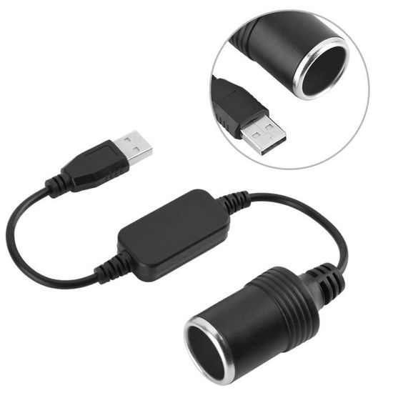 Chargeur 5v Allume Cigare Chargeur Double USB Allume-cigare Voiture 5V 2.1A  - 2 Ports, Adaptateur Prise Femelle, Neuf Chargeur Usb Voiture