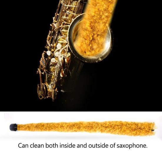 Brosse de nettoyage de Saxophone souple et Durable, tampon de