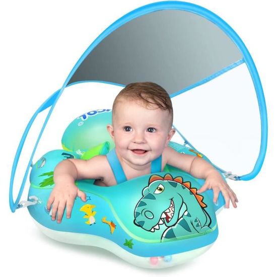BOUEE,dolphin blue--Anneau de bain épais gonflable en PVC pour nouveau BOUEE,dolphin blue--Anneau de bain épais gonflable en PVC pour nouveau