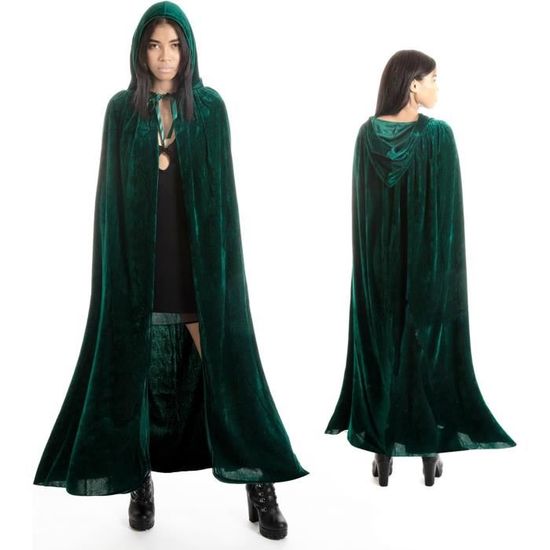 Robe Médiévale Femme Halloween - Style Gothique Vintage Longueur Sol - Costume Fête, Carnaval, Cosplay - Taille XS à 2XL