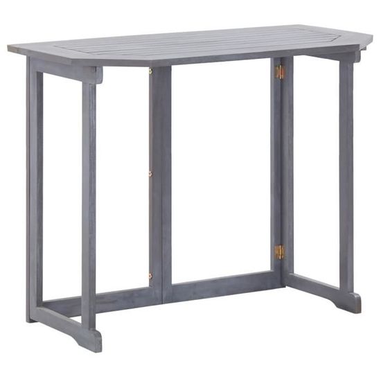 "SALE 2024" Table pliable de balcon 90x50x74 cm Bois d'acacia massif 82,53,Kg