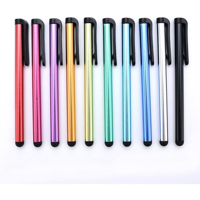Lot 1-10X Stylets Stylo Stylet Capacitif Ecran Tactile pour Ipad Iphone  Tablette PDA