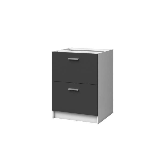 Meuble Cuisine Casserolier 3 Tiroirs Cdiscount