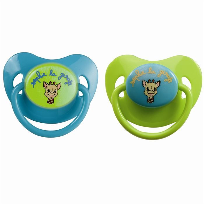 VULLI 2 Sucettes Anatomiques Silicone 0-6 mois