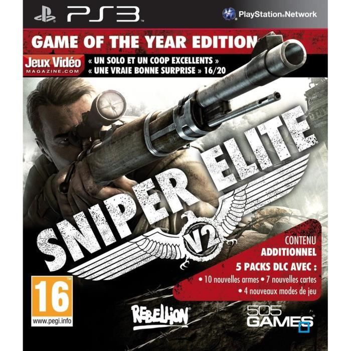 Sniper Elite V2 Game Of The Year Jeu PS3