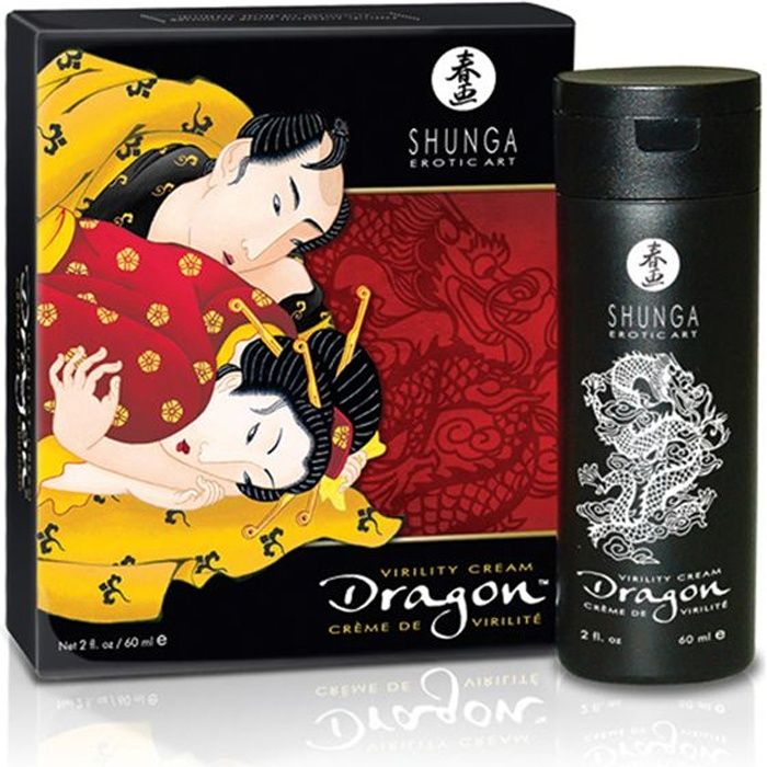 Crème Aphrodisiaque SHUNGA - 'Améliorant L'érection Du Dragon' - Produit Neuf - Origine Canada