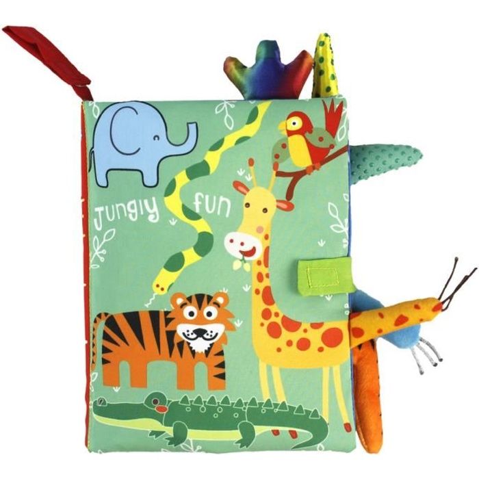 Livre Interactif Comptines, Jouet Musical d'Éveil Bébé pour Apprendre en Chanson, 6 Mois et Plus, Livre Enfant Parlant et Musical dè