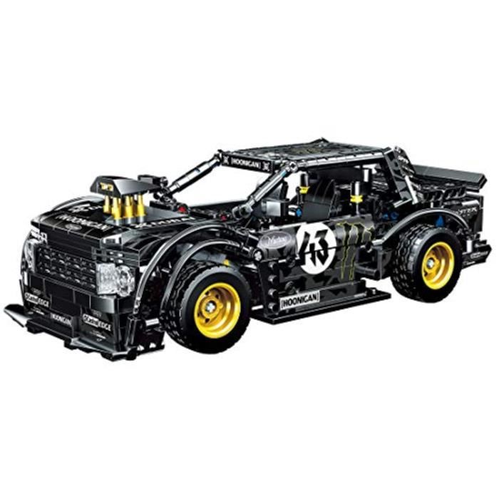 Jeu D'Assemblage ESJP8 Voiture de sport technique, Kit de construction 823 pièces pour modèle de voiture Ford Mustang, ensembles de