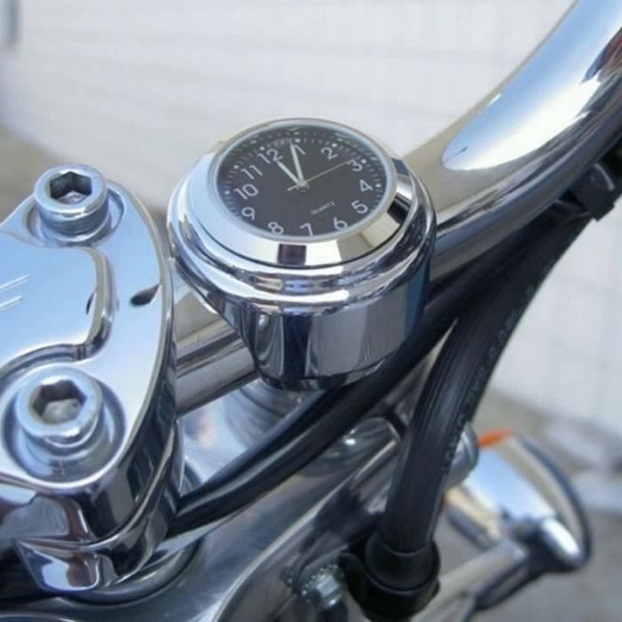 Mini Moto Horloge Montre Moto Voiture Horloge Numérique Jusqu'à - Noir