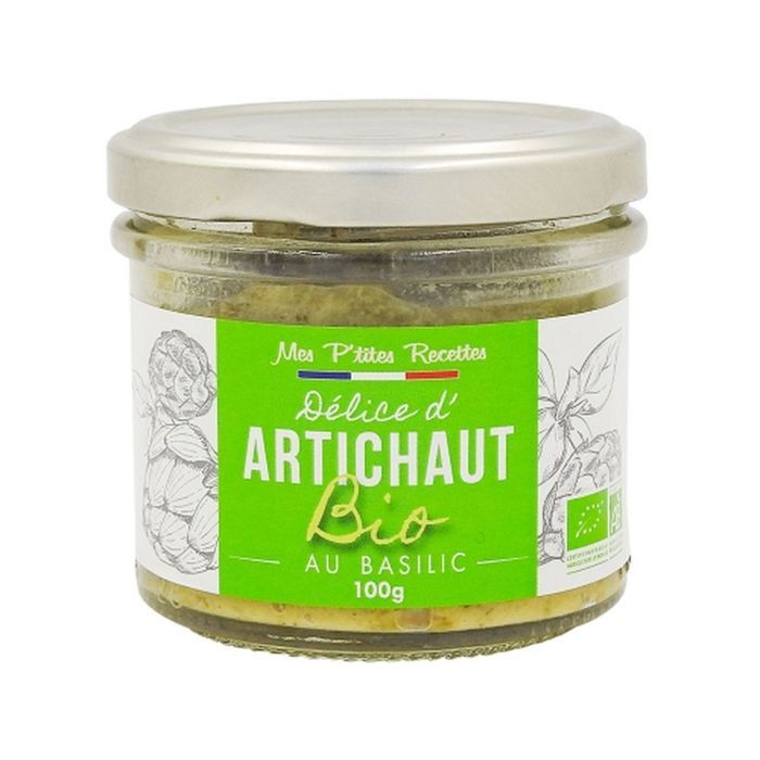 Tartinable BIO artichaut basilic - Mes P'tites Recettes - pot 100g