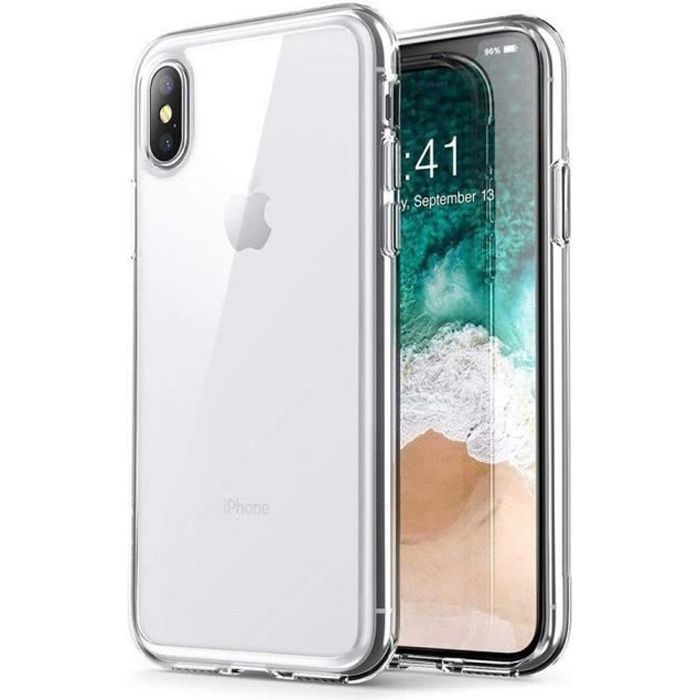 Coque silicone gel transparente ultra mince pour iphone XS Max