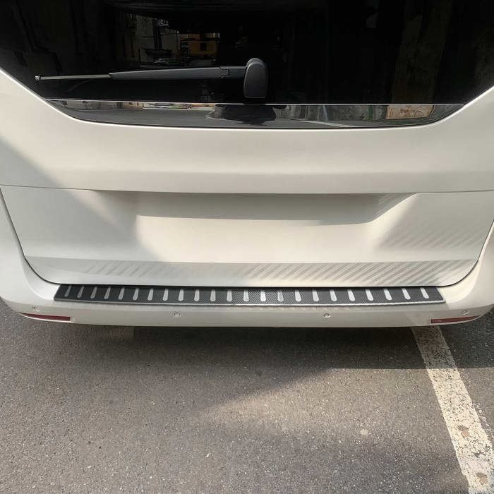 Protection seuil coffre pare-chocs pour Mercedes Vito W447 2014-2022 inox