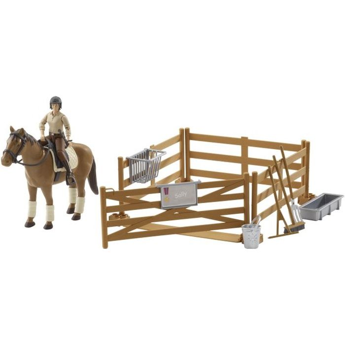Coffret : Personnage avec cheval et accessoires b…