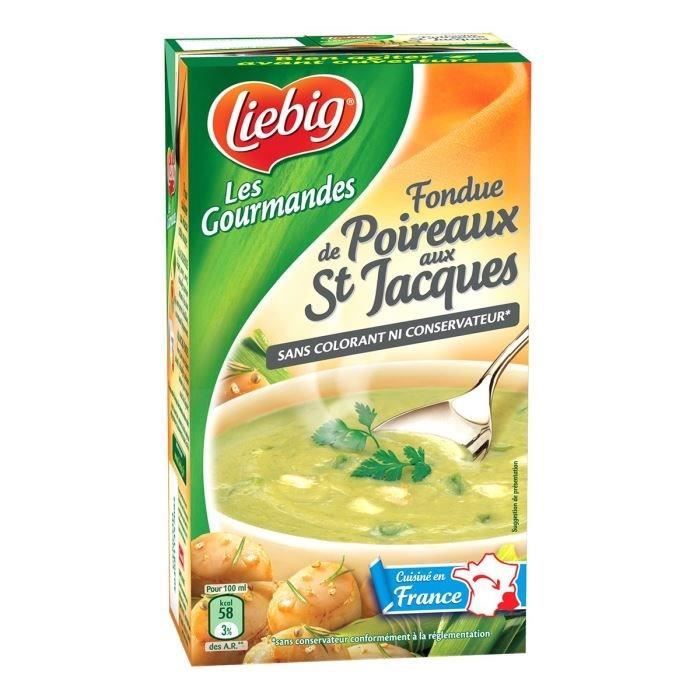 Liebig Soupe fondue de poireaux aux St Jacques 1L