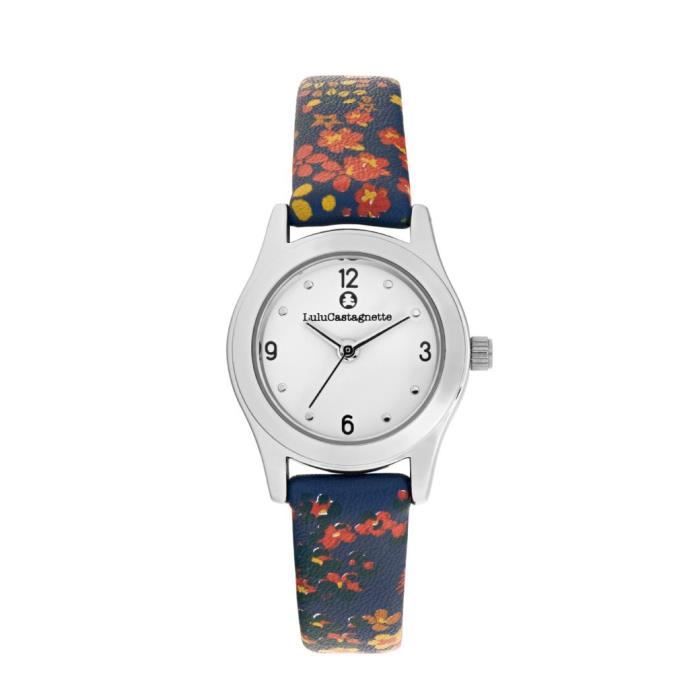Montre Lulu Castagnette Fille Blanc 38925 25mm Bleu