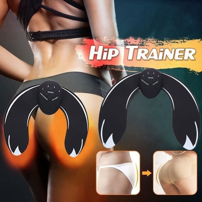 EMS Hips Trainer et Butt Toner Fessier Electrodes Fesses Lift Shape And Firm Butt Corps Masseur(Batteries en charge)