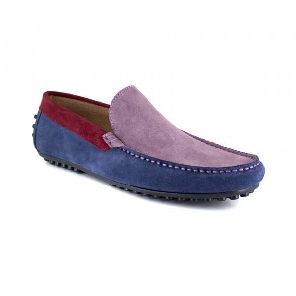 Mocassin J.Bradford Cuir Violet JB-BONAIRE - Couleur - Violet