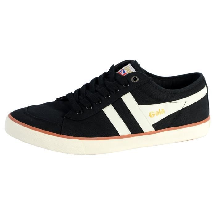 Tennis Basket Basses Gola Comet Black Off Wht Moody Orange Homme