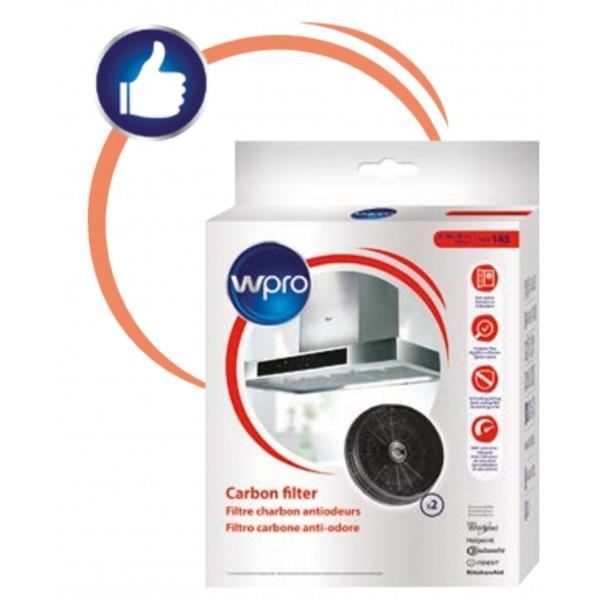 AMC145 - 2 Filtres à charbon antiodeurs hotte aspirante Type 145 - WPRO 484000008780